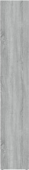 vidaXL - CD-kasten - 2st - 21x16x93,5cm - bewerkt - hout - grijs - sonoma - eikenkleur