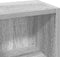 vidaXL - CD-kasten - 2st - 21x16x93,5cm - bewerkt - hout - grijs - sonoma - eikenkleur