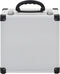 vidaXL - Cd-koffer - voor - 40 - cd's - aluminium - ABS - zilverkleurig