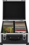 vidaXL - Cd-koffer - voor - 40 - cd's - aluminium - ABS - zwart