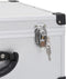 vidaXL - Cd-koffer - voor - 60 - cd's - aluminium - ABS - zilverkleurig