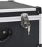 vidaXL - Cd-koffer - voor - 60 - cd's - aluminium - ABS - zwart