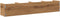 vidaXL - CD-wandschap - 100x18x18 - cm - bewerkt - hout - artisanaal - eikenkleurig