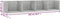 vidaXL - Cd-wandschap - 100x18x18 - cm - bewerkt - hout - betongrijs