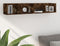 vidaXL - CD-wandschap - 100x18x18 - cm - bewerkt - hout - gerookt - eikenkleurig