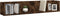 vidaXL - CD-wandschap - 100x18x18 - cm - bewerkt - hout - gerookt - eikenkleurig