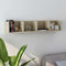vidaXL - Cd-wandschap - 100x18x18 - cm - spaanplaat - sonoma - eikenkleurig