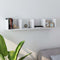 vidaXL - Cd-wandschap - 100x18x18 - cm - spaanplaat - wit