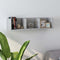 vidaXL - Cd-wandschap - 75x18x18 - cm - bewerkt - hout - betongrijs