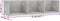 vidaXL - Cd-wandschap - 75x18x18 - cm - bewerkt - hout - betongrijs