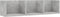 vidaXL - Cd-wandschap - 75x18x18 - cm - bewerkt - hout - betongrijs