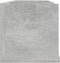 vidaXL - Cd-wandschap - 75x18x18 - cm - bewerkt - hout - betongrijs