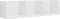 vidaXL - Cd-wandschap - 75x18x18 - cm - bewerkt - hout - hoogglans - wit