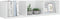 vidaXL - Cd-wandschap - 75x18x18 - cm - bewerkt - hout - hoogglans - wit