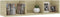 vidaXL - Cd-wandschap - 75x18x18 - cm - bewerkt - hout - sonoma - eikenkleurig