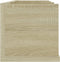 vidaXL - Cd-wandschap - 75x18x18 - cm - bewerkt - hout - sonoma - eikenkleurig