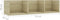 vidaXL - Cd-wandschap - 75x18x18 - cm - bewerkt - hout - sonoma - eikenkleurig