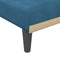 vidaXL - Chaise - longue - fluweel - blauw