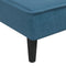 vidaXL - Chaise - longue - fluweel - blauw