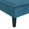 vidaXL - Chaise - longue - fluweel - blauw