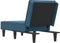 vidaXL - Chaise - longue - fluweel - blauw