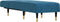 vidaXL - Chaise - longue - fluweel - blauw