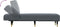 vidaXL - Chaise - longue - fluweel - donkergrijs
