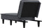 vidaXL - Chaise - longue - fluweel - donkergrijs