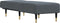 vidaXL - Chaise - longue - fluweel - donkergrijs