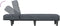 vidaXL - Chaise - longue - fluweel - donkergrijs