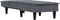 vidaXL - Chaise - longue - fluweel - donkergrijs