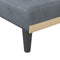 vidaXL - Chaise - longue - fluweel - donkergrijs
