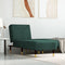 vidaXL - Chaise - longue - fluweel - donkergroen