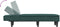 vidaXL - Chaise - longue - fluweel - donkergroen