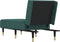 vidaXL - Chaise - longue - fluweel - donkergroen