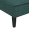vidaXL - Chaise - longue - fluweel - donkergroen