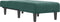 vidaXL - Chaise - longue - fluweel - donkergroen