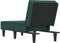 vidaXL - Chaise - longue - fluweel - donkergroen