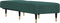 vidaXL - Chaise - longue - fluweel - donkergroen