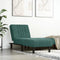 vidaXL - Chaise - longue - fluweel - donkergroen