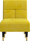 vidaXL - Chaise - longue - fluweel - geel