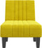 vidaXL - Chaise - longue - fluweel - geel