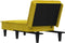 vidaXL - Chaise - longue - fluweel - geel