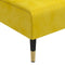 vidaXL - Chaise - longue - fluweel - geel