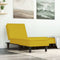 vidaXL - Chaise - longue - fluweel - geel