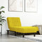 vidaXL - Chaise - longue - fluweel - geel