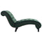 vidaXL - Chaise - longue - fluweel - groen