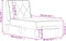 vidaXL - Chaise - longue - fluweel - lichtgrijs