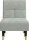 vidaXL - Chaise - longue - fluweel - lichtgrijs