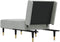 vidaXL - Chaise - longue - fluweel - lichtgrijs